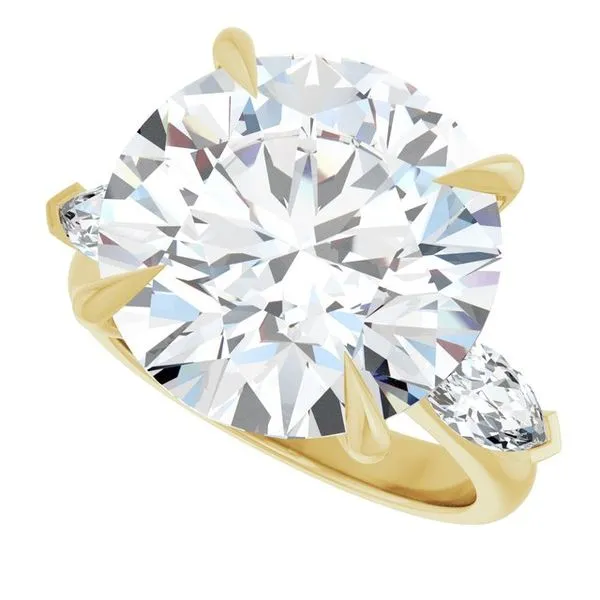 Claw-Prong Three-Stone Engagement Ring Image 5 JF Jones Jewelers Rochester, NY