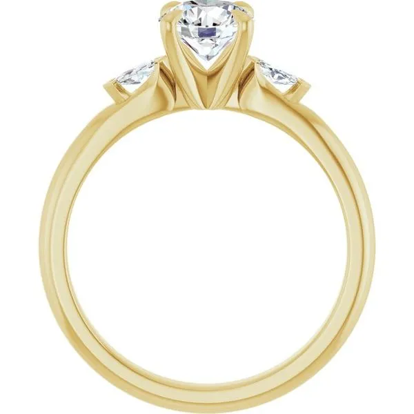 Claw-Prong Three-Stone Engagement Ring Image 2 Mark Jewellers La Crosse, WI