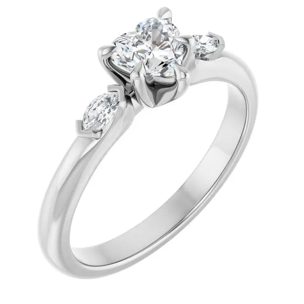 Claw-Prong Three-Stone Engagement Ring Austin's Fine Diamonds & Jewelry Lyndhurst, NJ