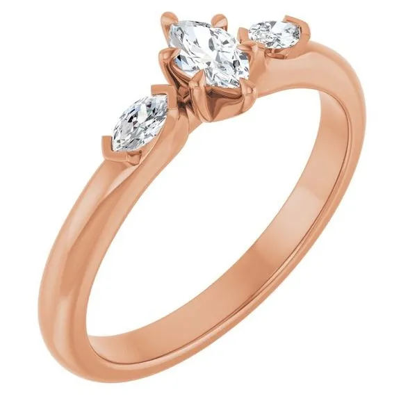 Claw-Prong Three-Stone Engagement Ring Paul James Jewelers Angels Camp, CA