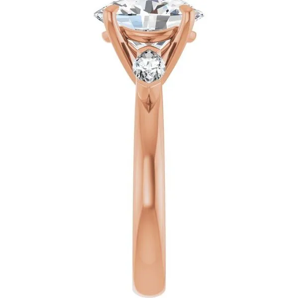 Claw-Prong Three-Stone Engagement Ring Image 4 Mark Jewellers La Crosse, WI