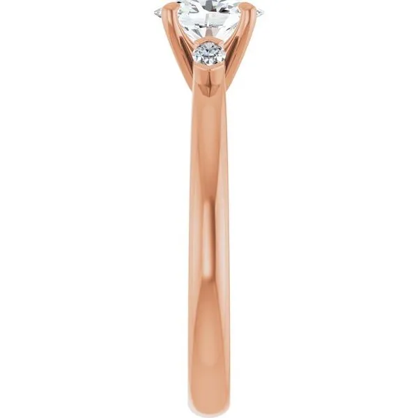 Claw-Prong Three-Stone Engagement Ring Image 4 Natale Jewelers Sewell, NJ