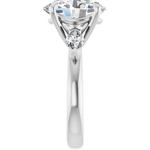 Claw-Prong Three-Stone Engagement Ring Image 4 Mark Jewellers La Crosse, WI