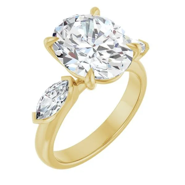 Claw-Prong Three-Stone Engagement Ring Shipley's Fine Jewelry Hampstead, MD