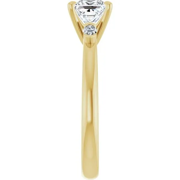 Claw-Prong Three-Stone Engagement Ring Image 4 Shipley's Fine Jewelry Hampstead, MD