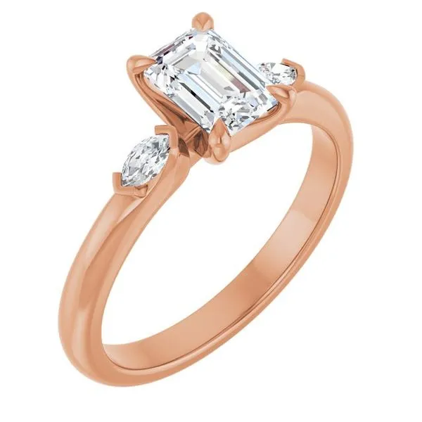 Claw-Prong Three-Stone Engagement Ring Mark Jewellers La Crosse, WI