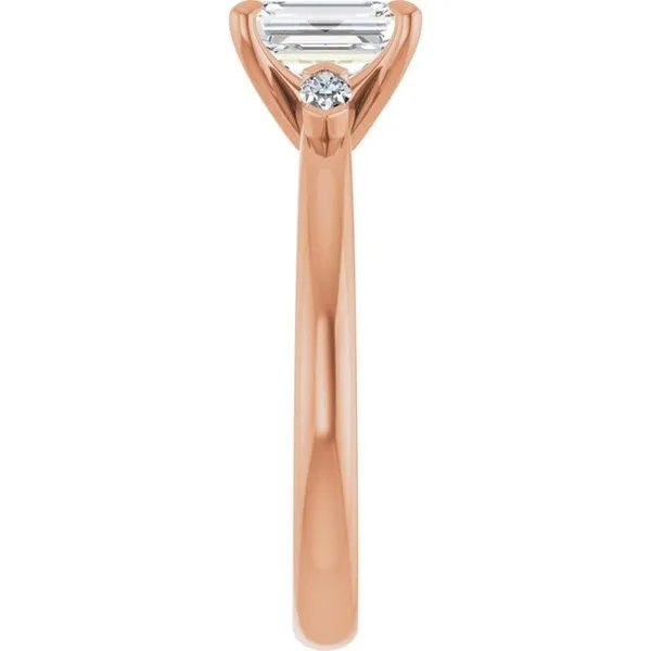 Claw-Prong Three-Stone Engagement Ring Image 4 Mark Jewellers La Crosse, WI