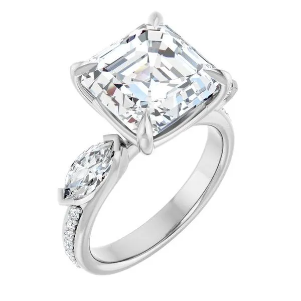 Claw-Prong Three-Stone Engagement Ring Shipley's Fine Jewelry Hampstead, MD