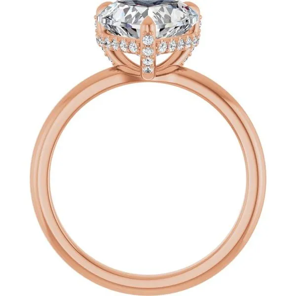 Claw-Prong Hidden Halo-Style Engagement Ring Image 2 Paul James Jewelers Angels Camp, CA