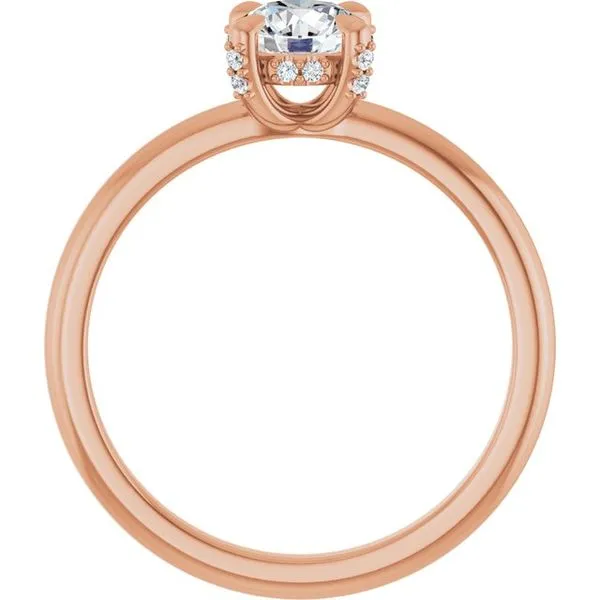 Claw-Prong Hidden Halo-Style Engagement Ring Image 2 Raleigh Diamond Fine Jewelry Raleigh, NC