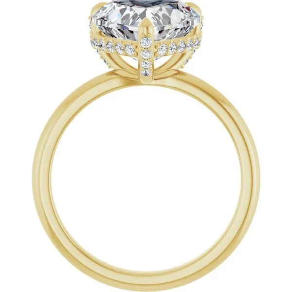 Claw-Prong Hidden Halo-Style Engagement Ring Image 2 Paul James Jewelers Angels Camp, CA