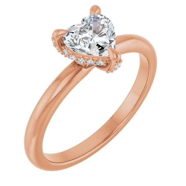 Claw-Prong Hidden Halo-Style Engagement Ring Raleigh Diamond Fine Jewelry Raleigh, NC