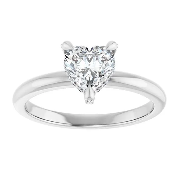 Claw-Prong Hidden Halo-Style Engagement Ring Image 3 Paul James Jewelers Angels Camp, CA