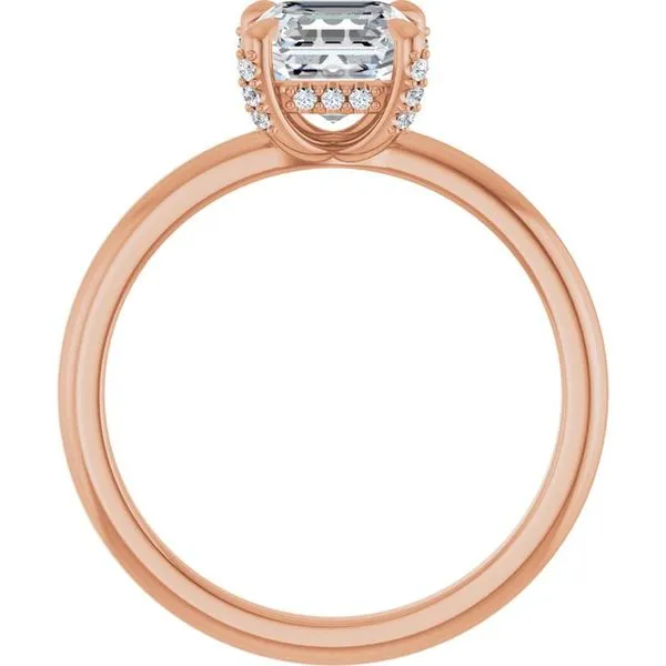 Claw-Prong Hidden Halo-Style Engagement Ring Image 2 J. Thomas Jewelers Rochester Hills, MI