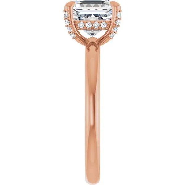 Claw-Prong Hidden Halo-Style Engagement Ring Image 4 J. Thomas Jewelers Rochester Hills, MI