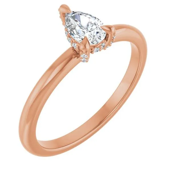 Claw-Prong Hidden Halo-Style Engagement Ring Raleigh Diamond Fine Jewelry Raleigh, NC