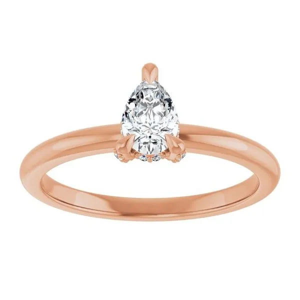 Claw-Prong Hidden Halo-Style Engagement Ring Image 3 J. Thomas Jewelers Rochester Hills, MI