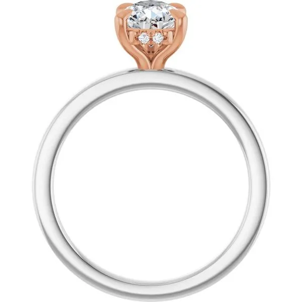 Claw-Prong Hidden Halo-Style Engagement Ring Image 2 Shipley's Fine Jewelry Hampstead, MD