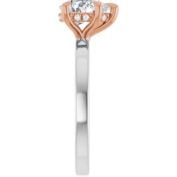 Claw-Prong Hidden Halo-Style Engagement Ring Image 4 Shipley's Fine Jewelry Hampstead, MD