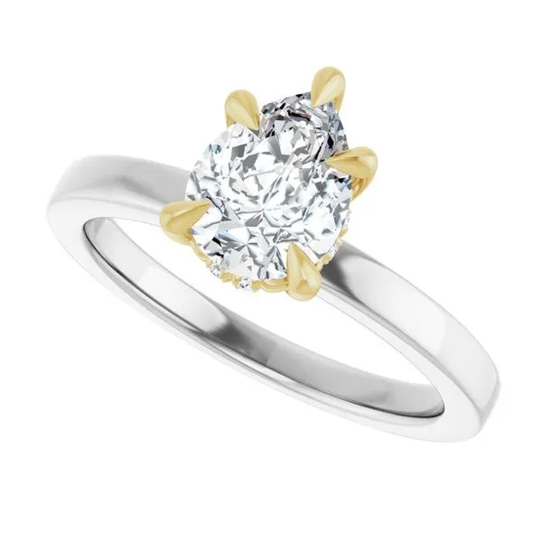 Claw-Prong Hidden Halo-Style Engagement Ring Image 5 Shipley's Fine Jewelry Hampstead, MD