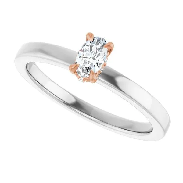 Claw-Prong Hidden Halo-Style Engagement Ring Image 5 Raleigh Diamond Fine Jewelry Raleigh, NC