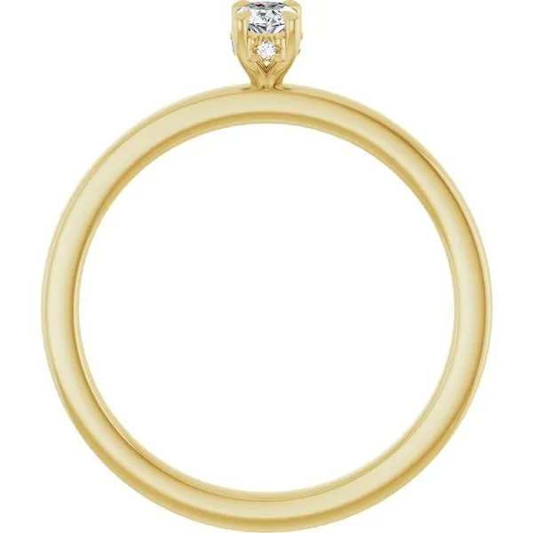 Claw-Prong Hidden Halo-Style Engagement Ring Image 2 Jimmy Smith Jewelers Decatur, AL