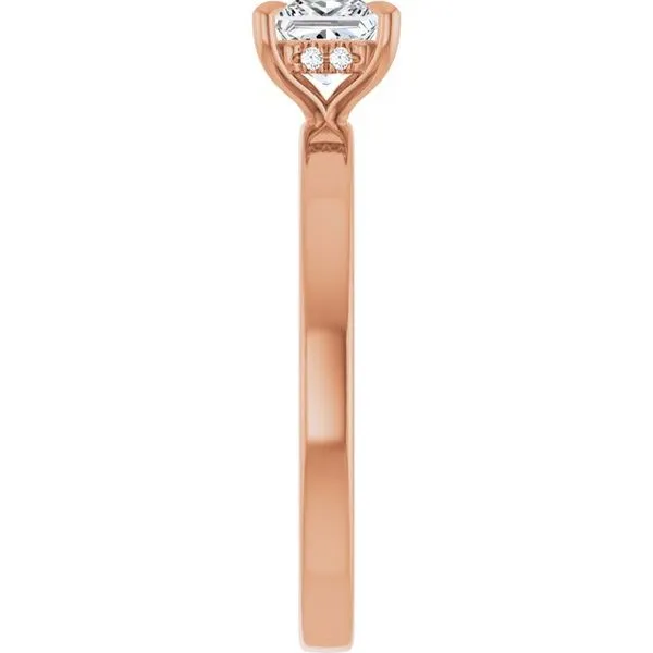 Claw-Prong Hidden Halo-Style Engagement Ring Image 4 Paul James Jewelers Angels Camp, CA