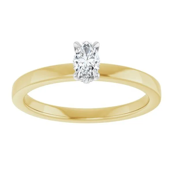 Claw-Prong Hidden Halo-Style Engagement Ring Image 3 Natale Jewelers Sewell, NJ