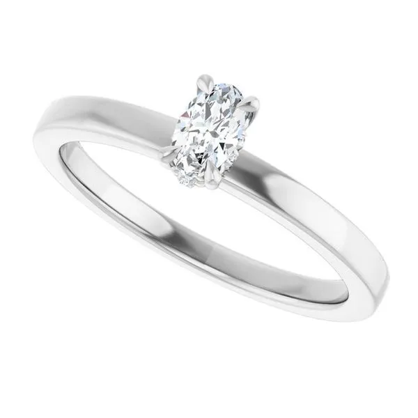 Claw-Prong Hidden Halo-Style Engagement Ring Image 5 Paul James Jewelers Angels Camp, CA