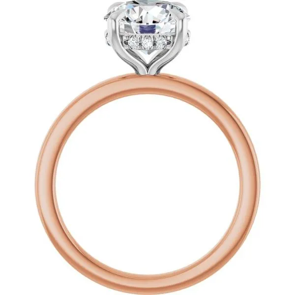 Claw-Prong Hidden Halo-Style Engagement Ring Image 2 Shipley's Fine Jewelry Hampstead, MD