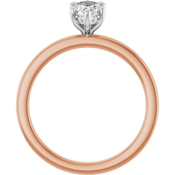 Claw-Prong Hidden Halo-Style Engagement Ring Image 2 Shipley's Fine Jewelry Hampstead, MD