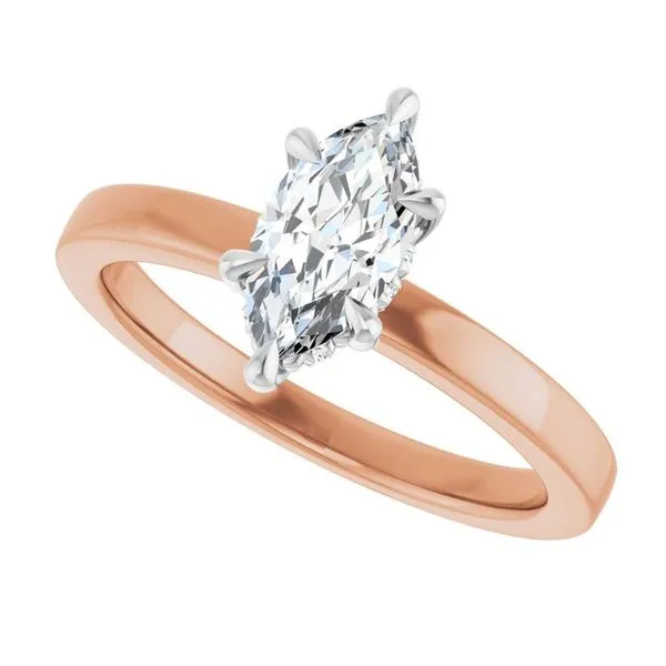 Claw-Prong Hidden Halo-Style Engagement Ring Image 5 Clater Jewelers Louisville, KY