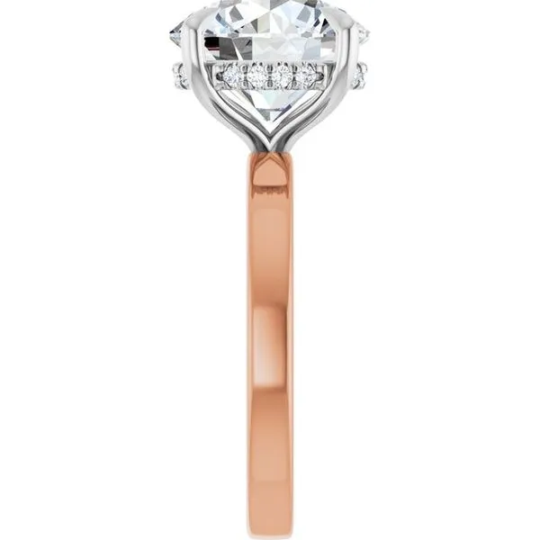 Claw-Prong Hidden Halo-Style Engagement Ring Image 4 Shipley's Fine Jewelry Hampstead, MD