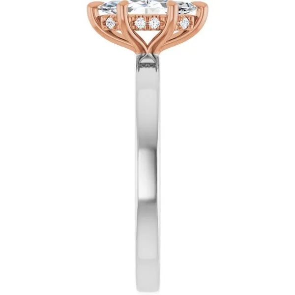 Claw-Prong Hidden Halo-Style Engagement Ring Image 4 Mark Jewellers La Crosse, WI