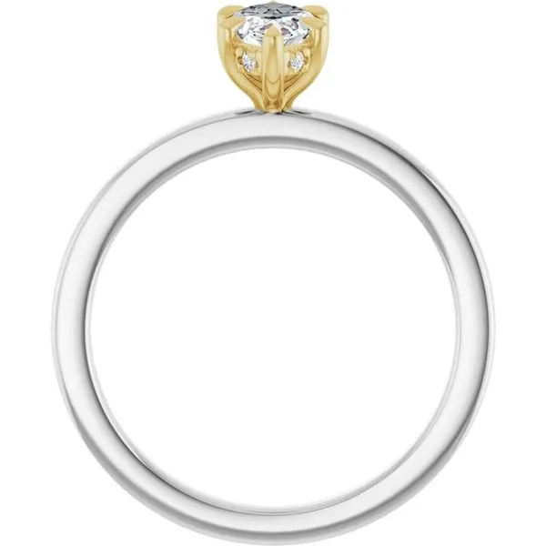 Claw-Prong Hidden Halo-Style Engagement Ring Image 2 Jimmy Smith Jewelers Decatur, AL