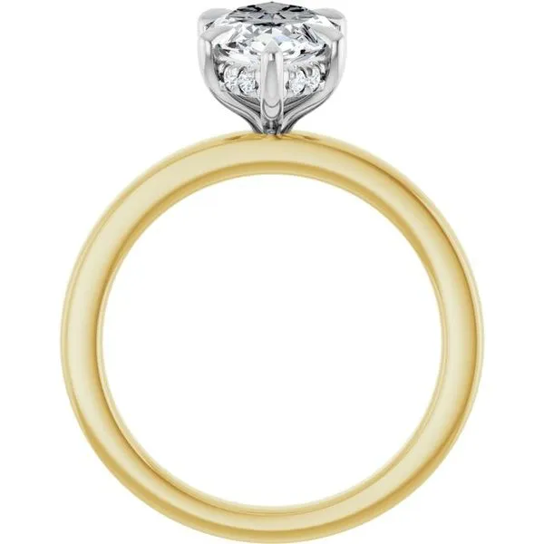 Claw-Prong Hidden Halo-Style Engagement Ring Image 2 Shipley's Fine Jewelry Hampstead, MD