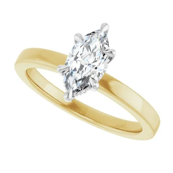 Claw-Prong Hidden Halo-Style Engagement Ring Image 5 Mark Jewellers La Crosse, WI