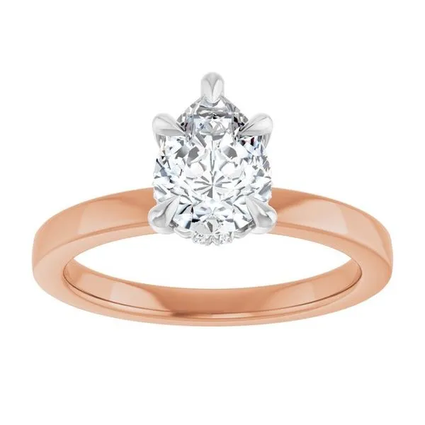 Claw-Prong Hidden Halo-Style Engagement Ring Image 3 Vulcan's Forge LLC KANSAS CITY, MO