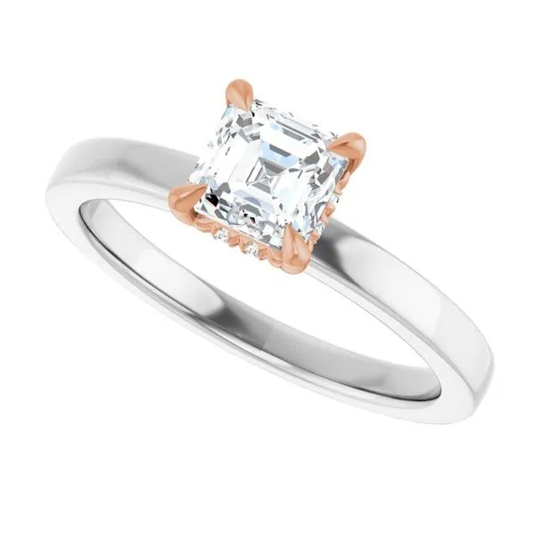 Claw-Prong Hidden Halo-Style Engagement Ring Image 5 J. Thomas Jewelers Rochester Hills, MI