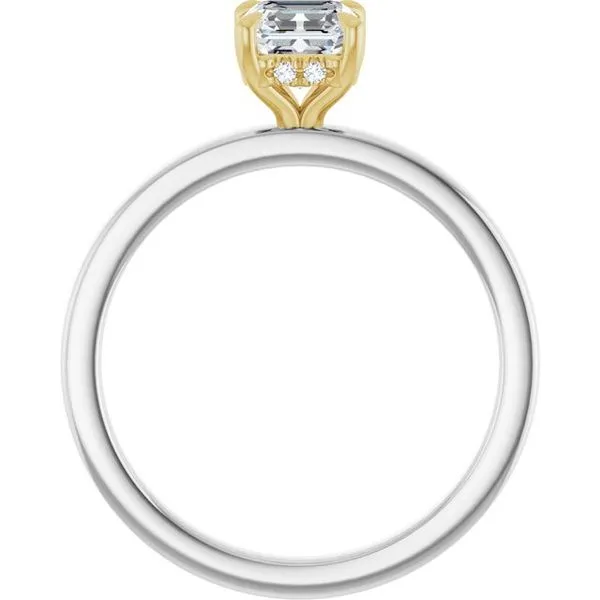 Claw-Prong Hidden Halo-Style Engagement Ring Image 2 Futer Bros Jewelers York, PA
