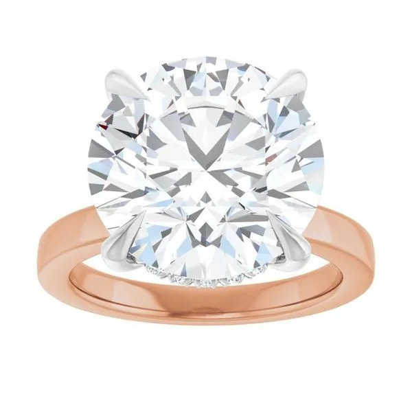 Claw-Prong Hidden Halo-Style Engagement Ring Image 3 Paul James Jewelers Angels Camp, CA