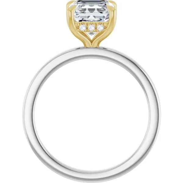 Claw-Prong Hidden Halo-Style Engagement Ring Image 2 J. Thomas Jewelers Rochester Hills, MI