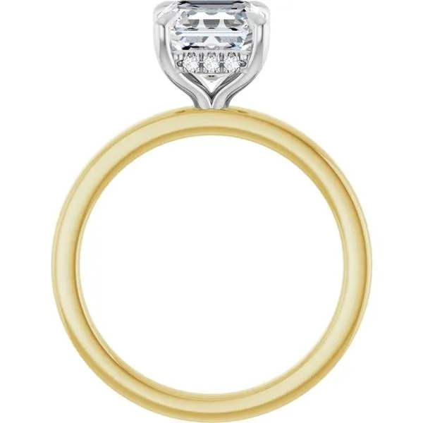 Claw-Prong Hidden Halo-Style Engagement Ring Image 2 Futer Bros Jewelers York, PA