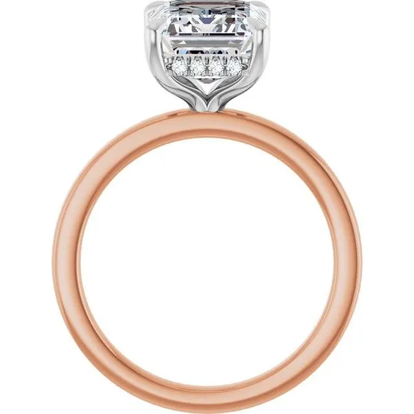 Claw-Prong Hidden Halo-Style Engagement Ring Image 2 Futer Bros Jewelers York, PA