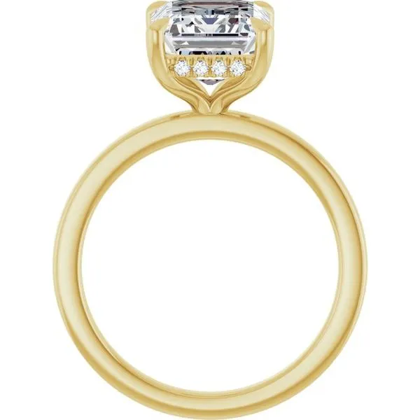 Claw-Prong Hidden Halo-Style Engagement Ring Image 2 Mark Jewellers La Crosse, WI