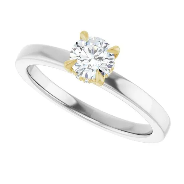 Claw-Prong Hidden Halo-Style Engagement Ring Image 5 Shipley's Fine Jewelry Hampstead, MD