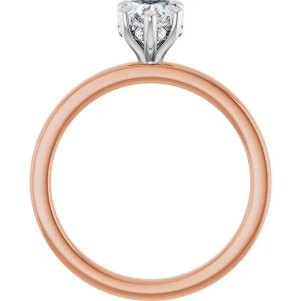 Claw-Prong Hidden Halo-Style Engagement Ring Image 2 Paul James Jewelers Angels Camp, CA