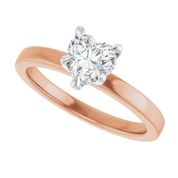 Claw-Prong Hidden Halo-Style Engagement Ring Image 5 Paul James Jewelers Angels Camp, CA