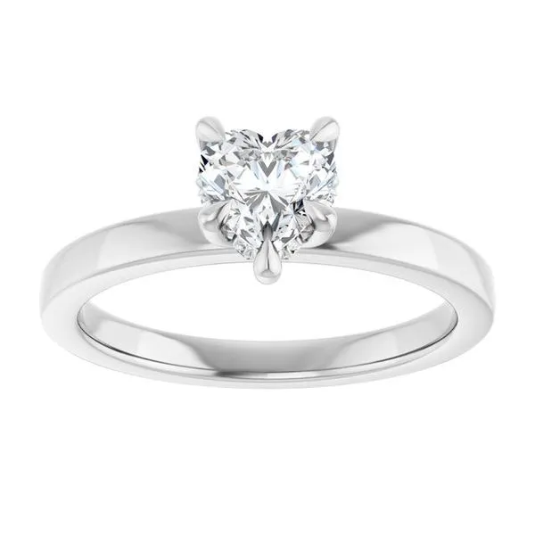 Claw-Prong Hidden Halo-Style Engagement Ring Image 3 Mark Jewellers La Crosse, WI