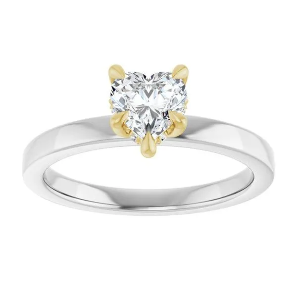 Claw-Prong Hidden Halo-Style Engagement Ring Image 3 The Jewelry Source El Segundo, CA